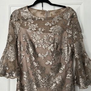 Calvin Klein sequin simmer dress; size 8. NWT